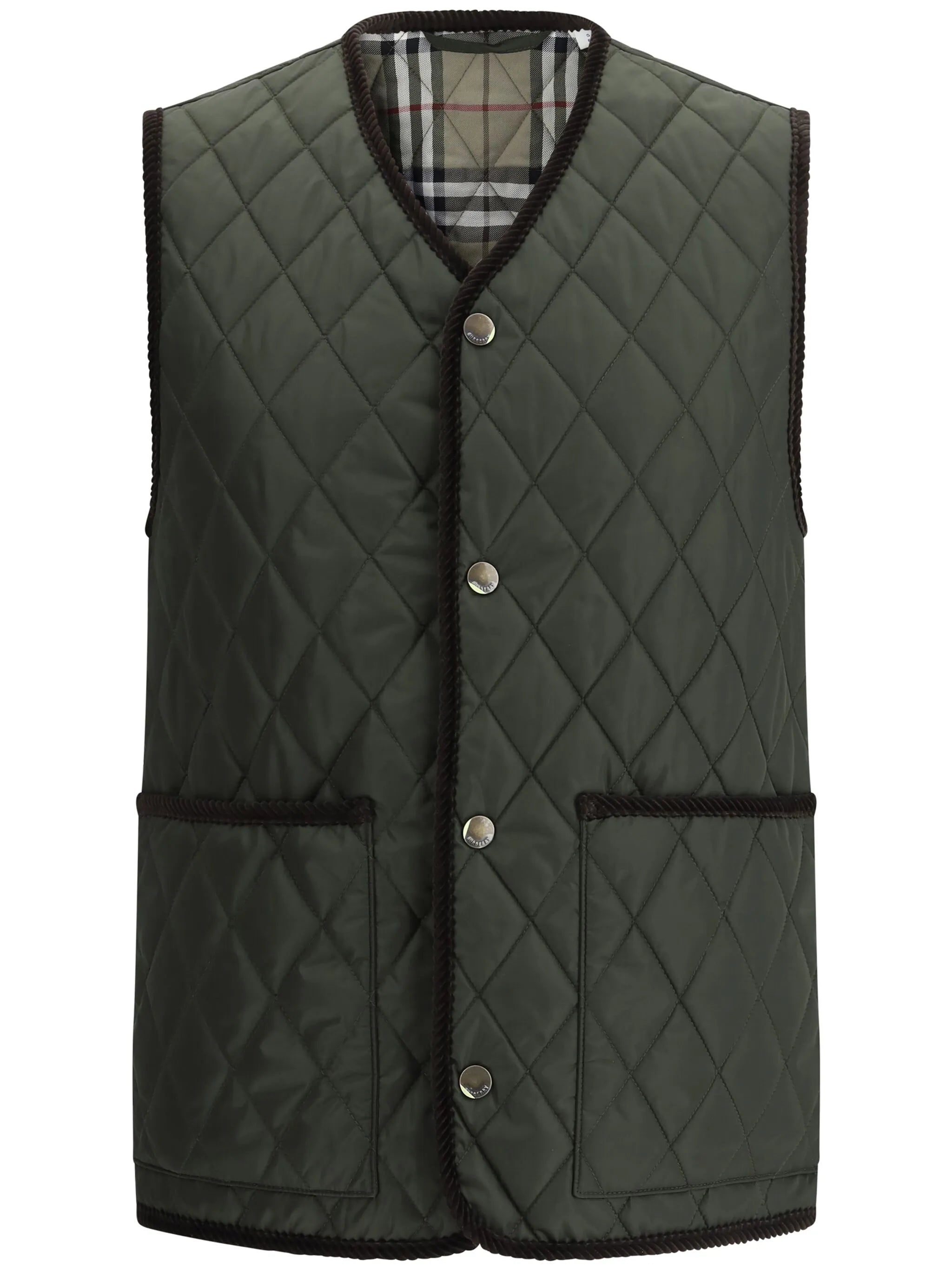 BB diamond-quilted gilet