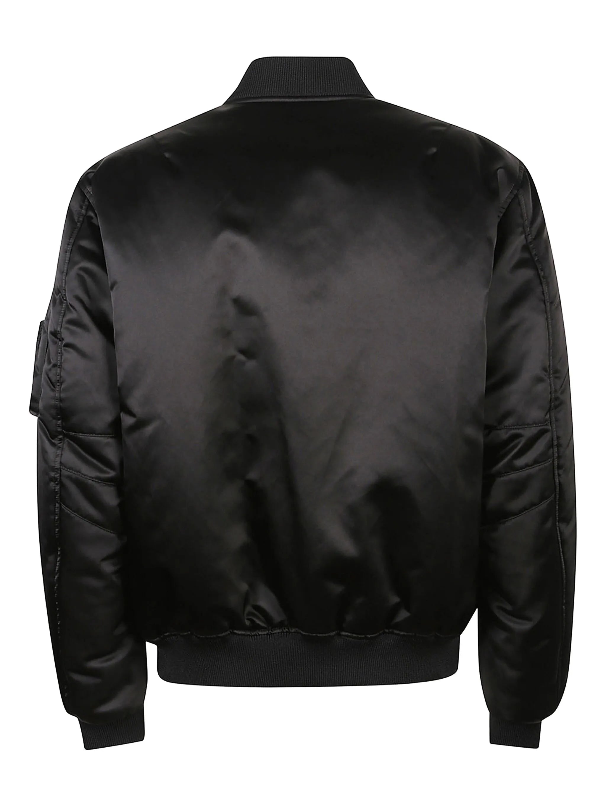 G satin bomber jacket