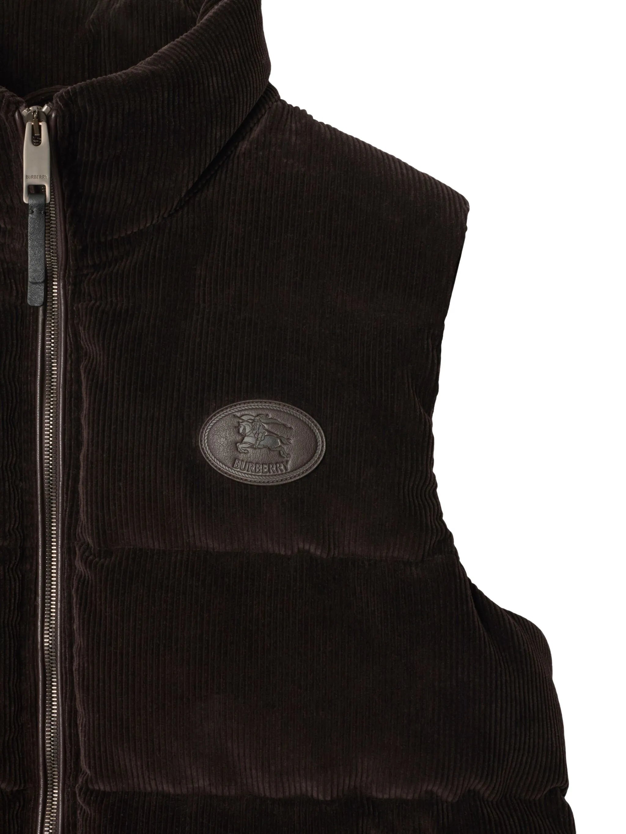 BB corduroy puffer gilet