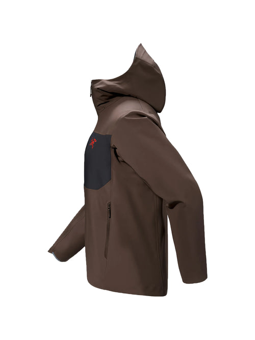 ARC hooded panelled zip-up jacket