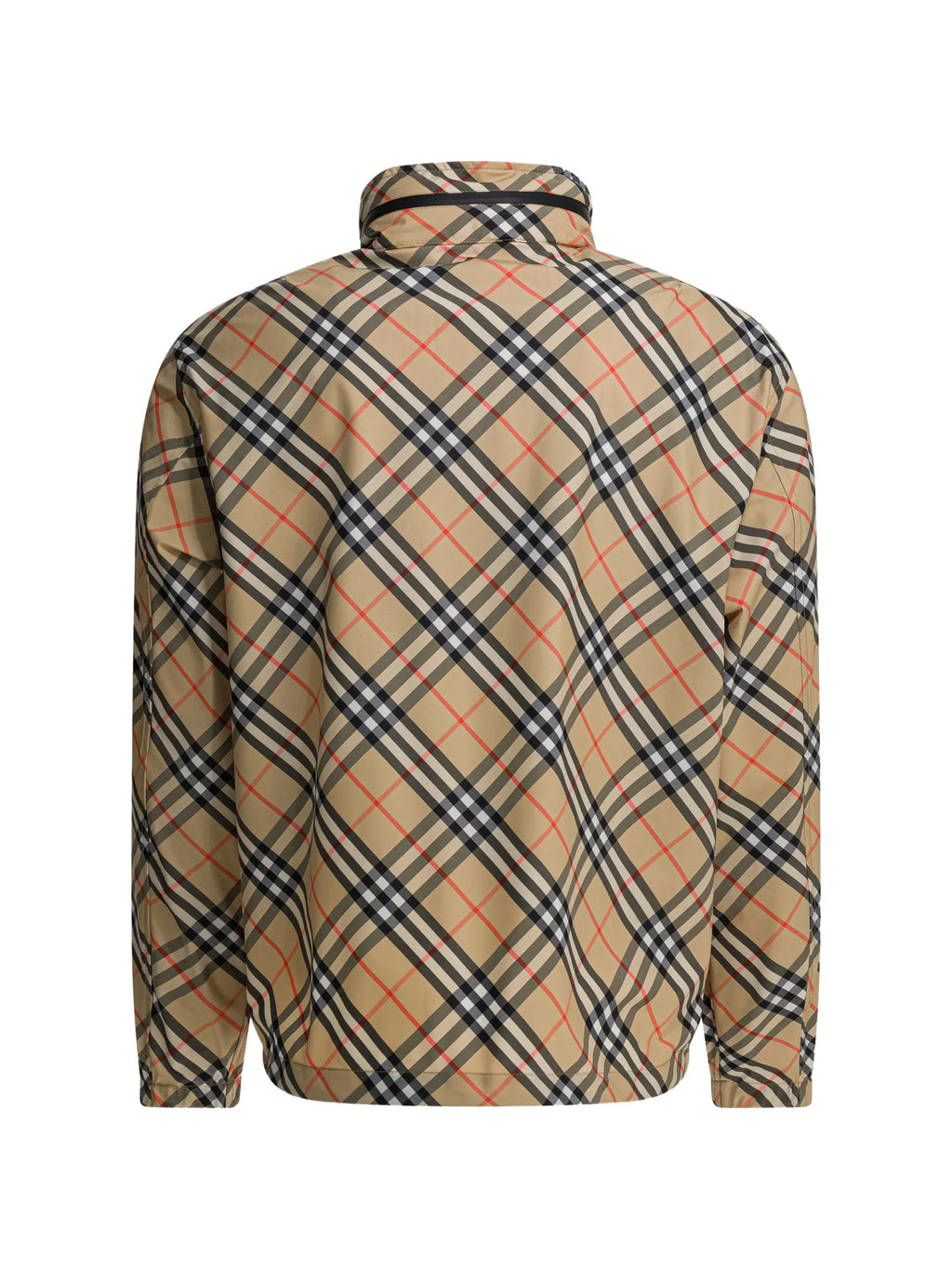 BB checked zip jacket